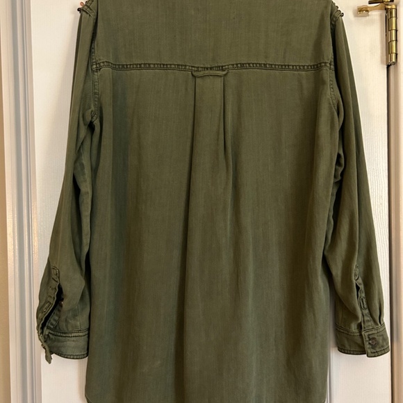 Anthropologie Utility Sequin Top - Picture 3 of 3